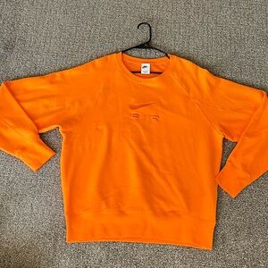Nike Air Sweatshirt French Terry Crewneck Orange DV9829-885 Men's Size Medium